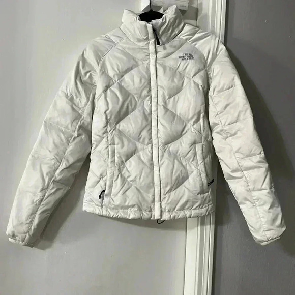 The North Face Puffer Jacket Goose Down Filled Quilted Full Zip - Picture 1 of 10